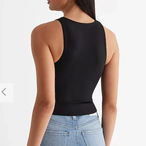 Express Dark Navy Blue Body Contour Tank Top SZ M - NWT - Picture 3 of 8